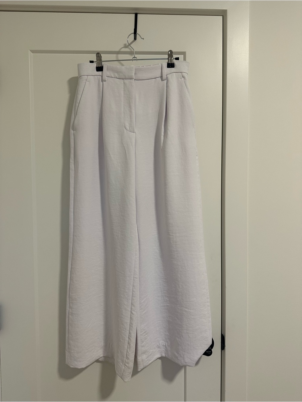 Hollister White Wide Leg Tailored Pants